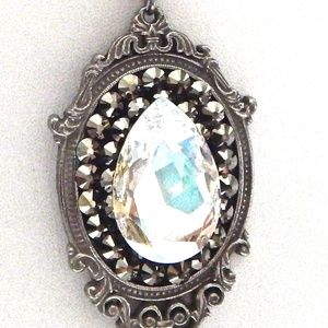 GASOLINE GLAMOUR Jewelry - RANSOM RHINESTONE MOONLIGHT DROP NECKLACE SAMPLE GASOLINE GLAMOUR Jewelry - RANSOM RHINESTONE MOONLIGHT DROP NECKLACE SAMPLE